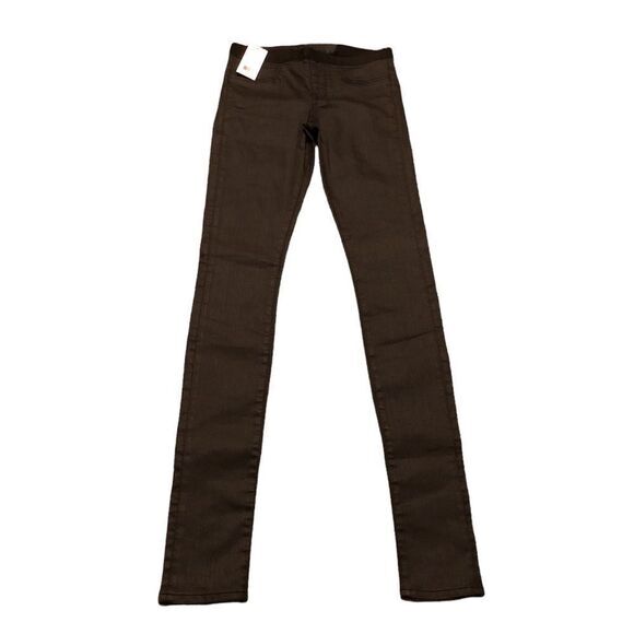 Helmut Lang legging Size 24 black slate wash skinny pullon stretch MSRP $195 NWT - Picture 1 of 10